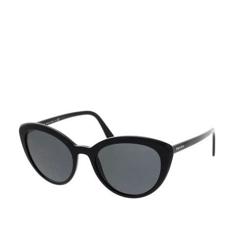 prada pr 02vs 54|Prada PR 02VS CATWALK 54 Grey & Black Sunglasses.